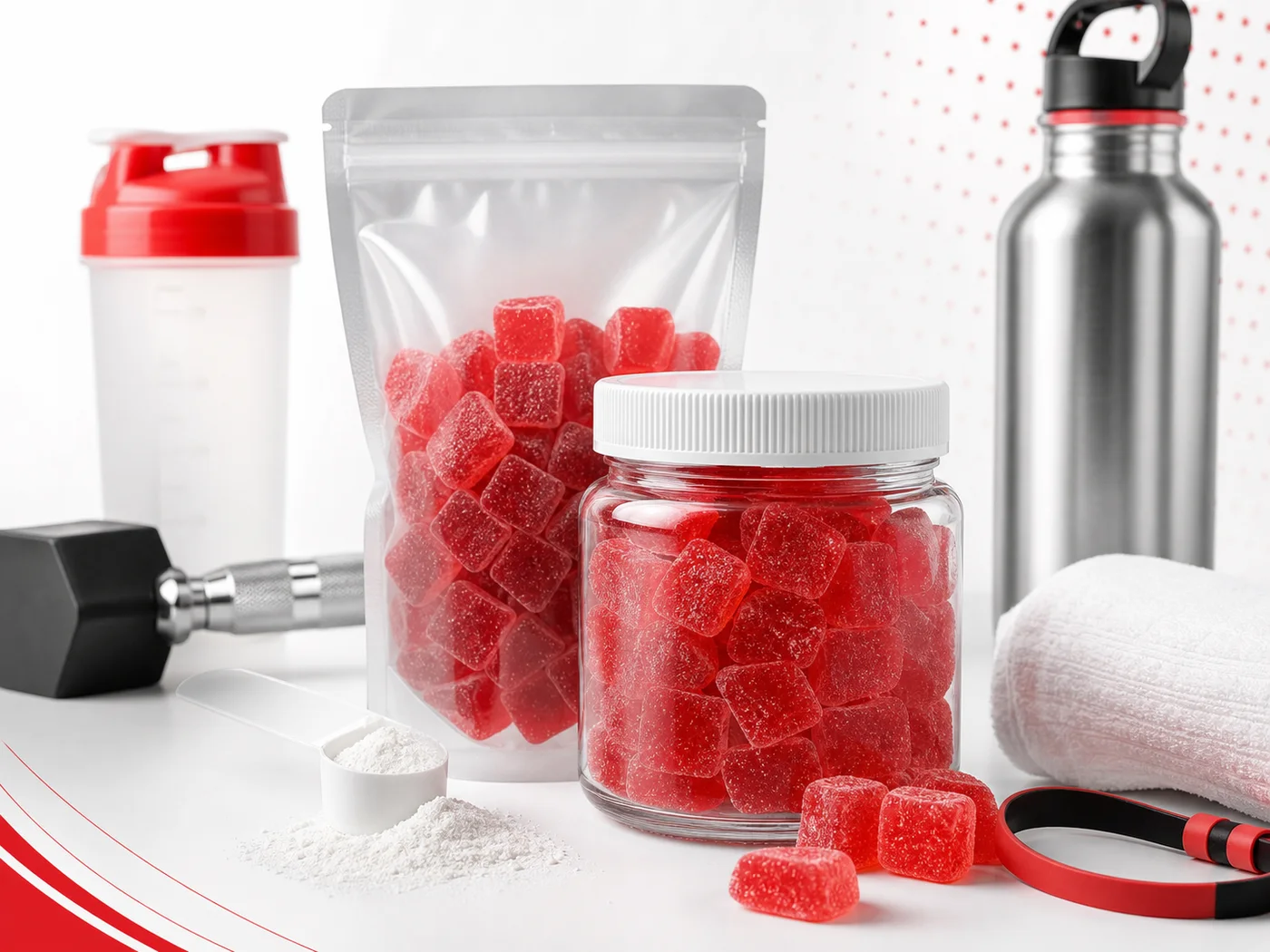 Premium creatine gummies brands, supplement jars, and fast USA fulfillment